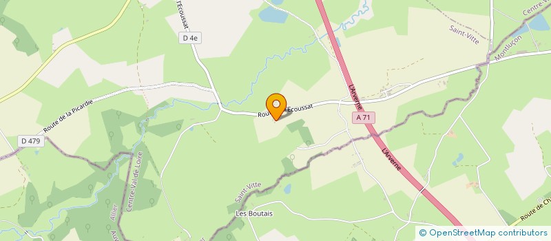 localisation de l'entreprise MADAME ALLISON PACAUD  SAINT-VITTE