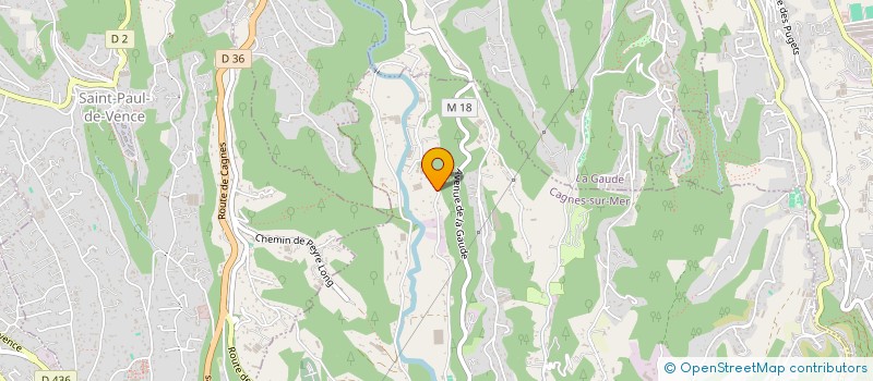 localisation de l'entreprise MADAME ALLISON PASCUCCI  CAGNES-SUR-MER