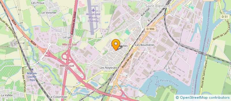 localisation de l'entreprise MADAME ALLISON RIBEIRO  MACON