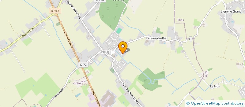 localisation de l'entreprise MADAME ALLISON ROCHE  LORGIES