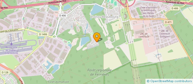 localisation de l'entreprise MADAME ALLISON ROSE  CROISSY-BEAUBOURG