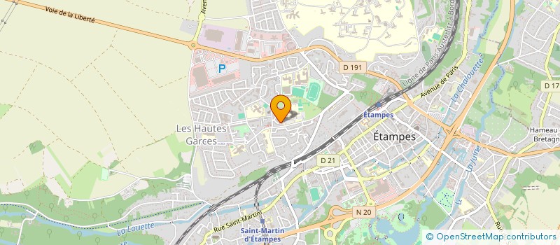localisation de l'entreprise MADAME ALLISON SCHWARTZ à ETAMPES