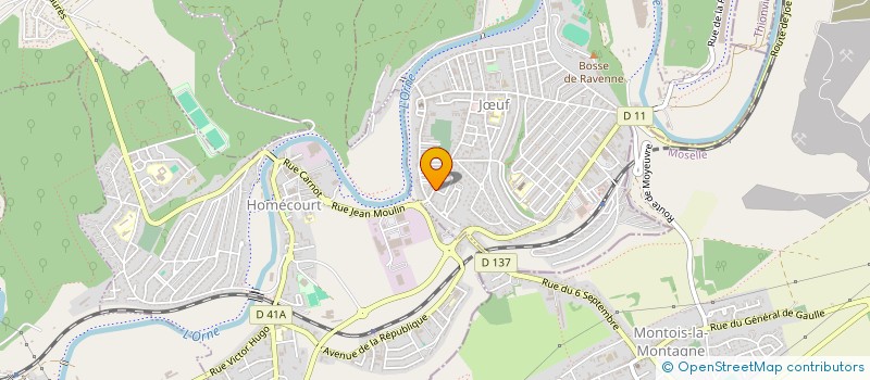 localisation de l'entreprise MADAME ALLISON THUILLIER  JUF