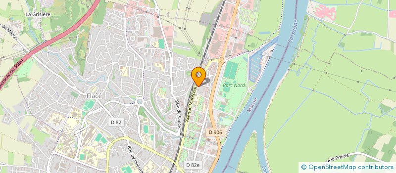 localisation de l'entreprise MADAME ALLISON VANNIER  CHARNAY-LES-MACON