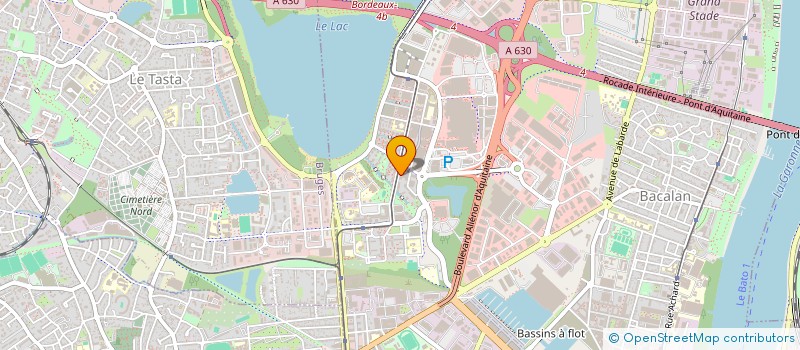 localisation de l'entreprise MADAME ALLISSIA HIGUE  BORDEAUX