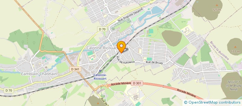 localisation de l'entreprise MADAME ALLISSON CHAUSSIEZ  CALONNE-RICOUART