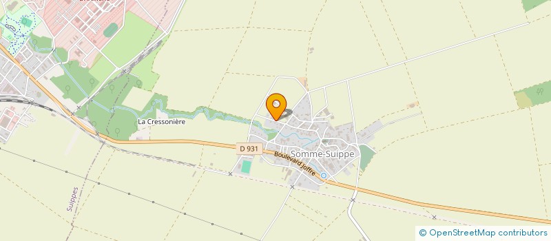 localisation de l'entreprise MADAME ALLISSON GICART  SOMME-SUIPPE