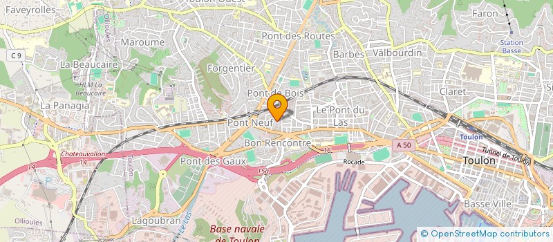 localisation de l'entreprise MADAME ALLYA BAH  TOULON