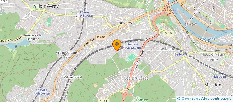 localisation de l'entreprise MADAME ALLYRIANE MAZARS à SEVRES