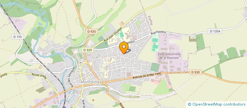 localisation de l'entreprise MADAME ALLYSON COTTRELLE à MONTDIDIER