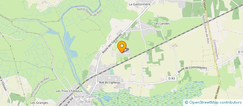 localisation de l'entreprise MADAME ALLYSON DUMONT  NOTRE-DAME-DE-RIEZ