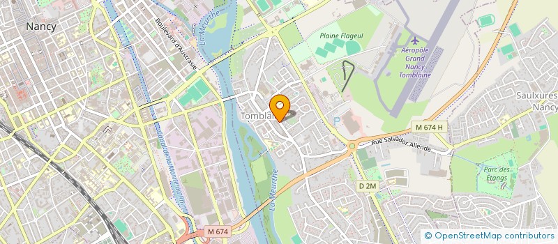 localisation de l'entreprise MADAME ALLYSON HECTOR  TOMBLAINE