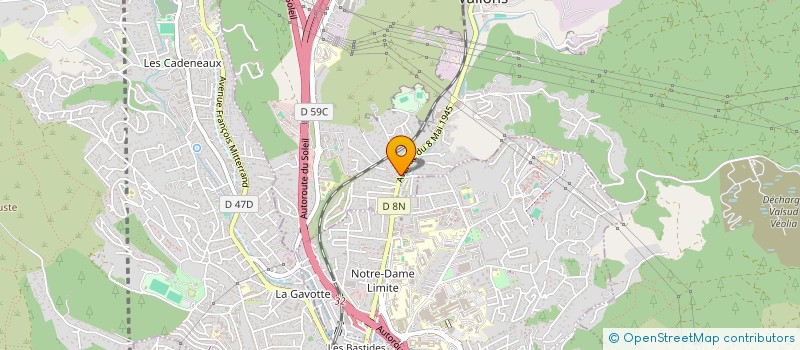 localisation de l'entreprise MADAME ALLYSON SANTALUCIA  SAUSSET-LES-PINS