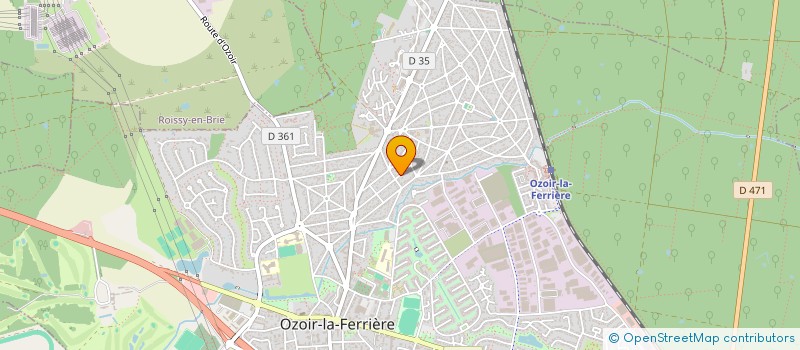 localisation de l'entreprise MADAME ALLYSON TRIBOUILLOIS à OZOIR-LA-FERRIERE