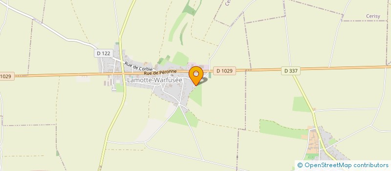 localisation de l'entreprise MADAME ALLYSSANDRE CHEVIN à LAMOTTE-WARFUSEE