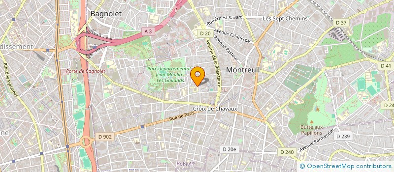 localisation de l'entreprise MADAME ALMA CHARRY à MONTREUIL