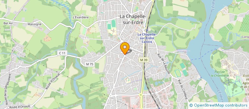 localisation de l'entreprise MADAME ALMA DILLY  LA CHAPELLE-SUR-ERDRE