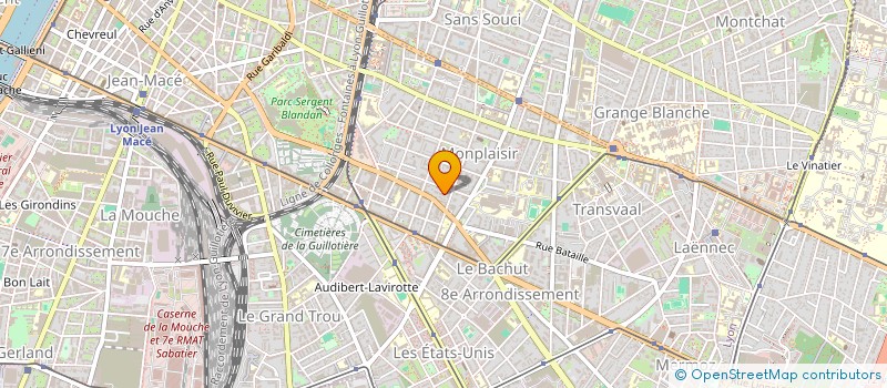 localisation de l'entreprise MADAME ALMA GARCIA ANTON  LYON