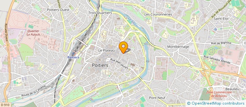 localisation de l'entreprise MADAME ALMA GASTREIN à POITIERS