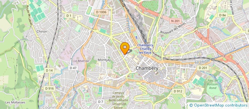 localisation de l'entreprise MADAME ALMA MOKRANE  CHAMBERY