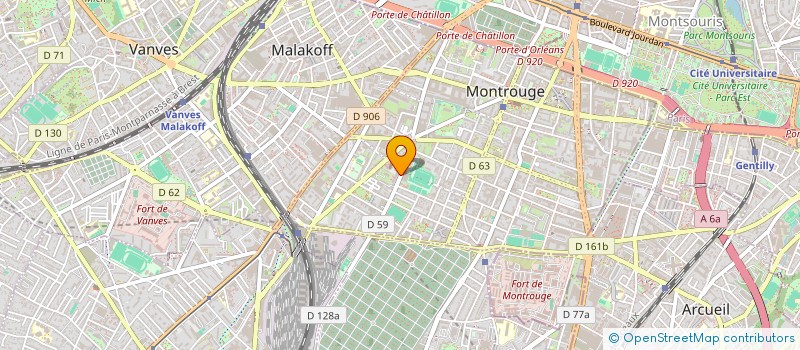 localisation de l'entreprise MADAME ALMA ZOLOTOUKHINE  MONTROUGE