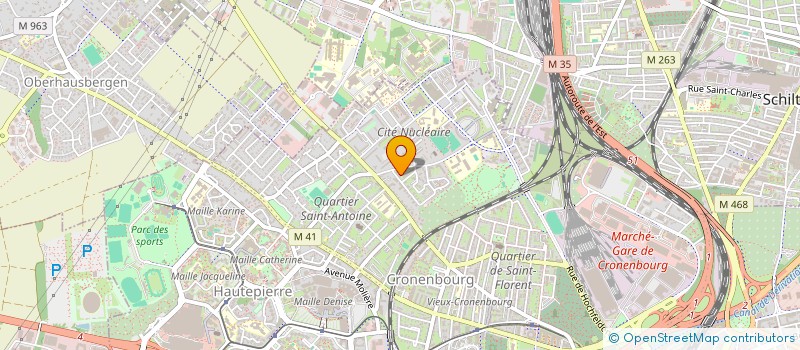 localisation de l'entreprise MADAME ALMEDINA DERVOVIC à STRASBOURG