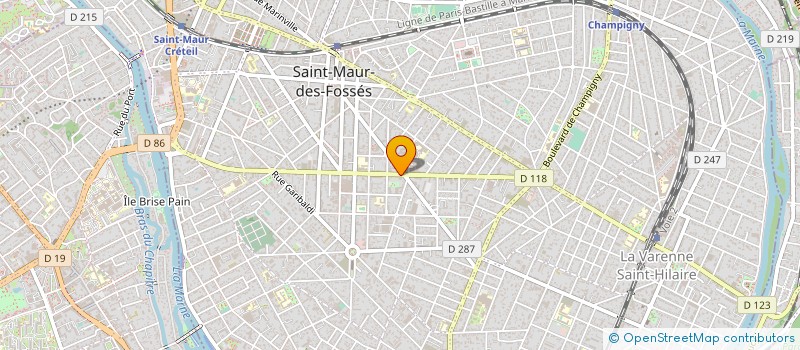 localisation de l'entreprise MADAME ALMEIDA NOVO à SAINT-MAUR-DES-FOSSES