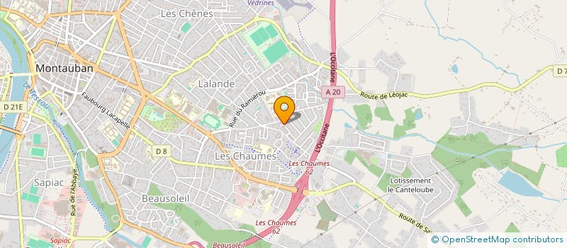 localisation de l'entreprise MADAME ALMENCA GABARRE  MONTAUBAN