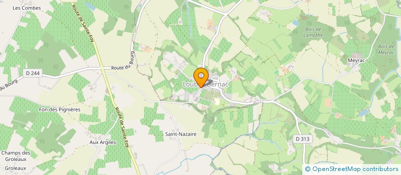 localisation de l'entreprise MADAME ALMIRA DEVI  LOUBES-BERNAC