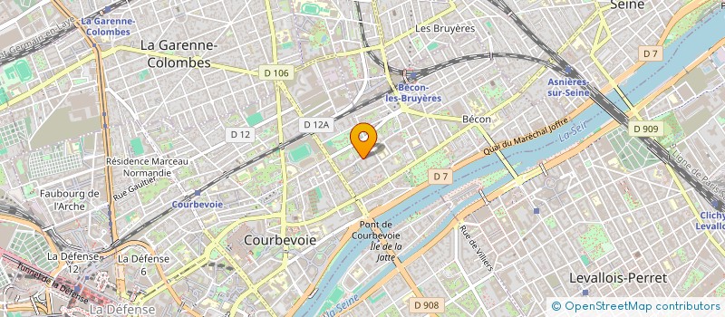 localisation de l'entreprise MADAME ALNIORE-BENINE BATSIMBA à COURBEVOIE