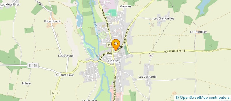 localisation de l'entreprise MADAME ALOINE HUP  CHARNY OREE DE PUISAYE