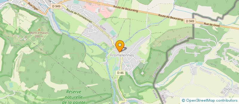 localisation de l'entreprise MADAME ALOISE FORTUNE  FROMELENNES