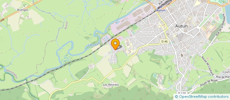 localisation de l'entreprise MADAME ALOISE GARCIA  AUTUN