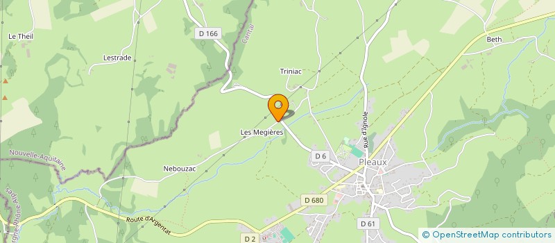 localisation de l'entreprise MADAME ALOISE VIGIER à PLEAUX