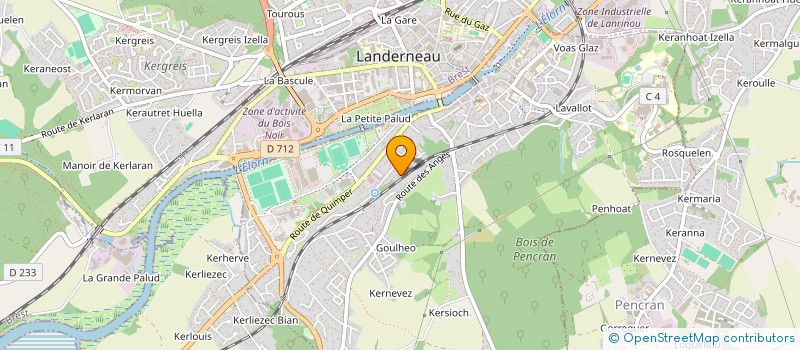 localisation de l'entreprise MADAME ALOIZE-ANNA CHAPOT à LANDERNEAU