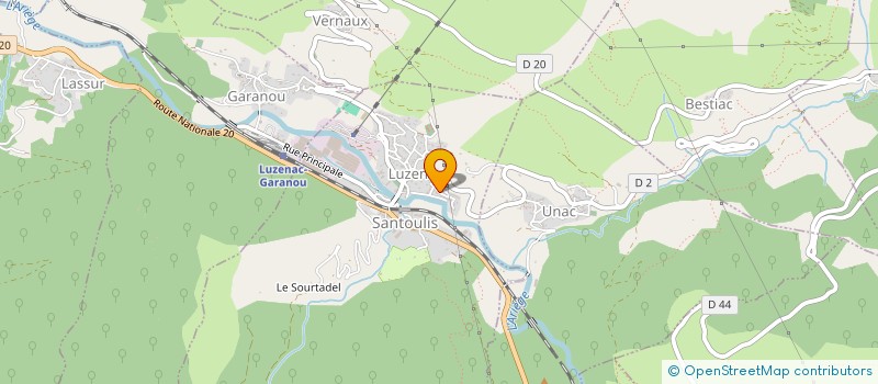 localisation de l'entreprise MADAME ALONA GOLOVINA à LUZENAC