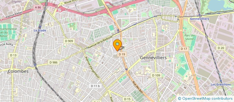 localisation de l'entreprise MADAME ALONA PEREZ à ASNIERES-SUR-SEINE