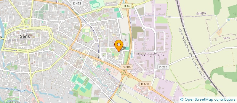 localisation de l'entreprise MADAME ALOUIATA SAMLALI  SENS