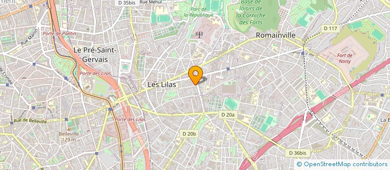localisation de l'entreprise MADAME ALOYSE LELEDY à LES LILAS