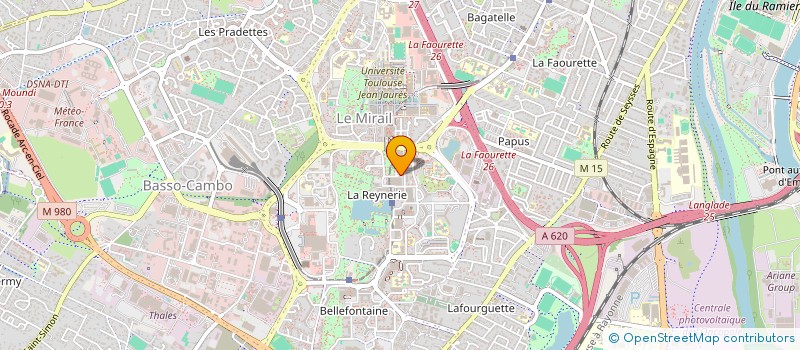 localisation de l'entreprise MADAME ALPHEE ADIMI  TOULOUSE