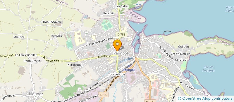 localisation de l'entreprise MADAME ALPHONSINE CLAUDI à PAIMPOL