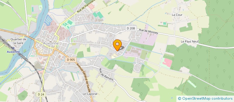localisation de l'entreprise MADAME ALTINA HYSENI à AUXONNE