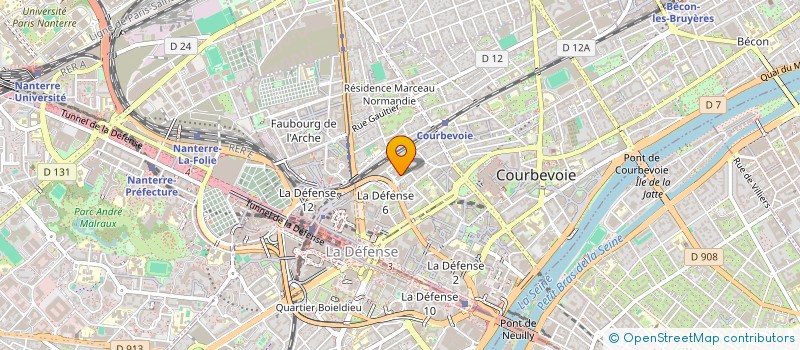 localisation de l'entreprise MADAME ALTOUKHOVA ALTOUKHOVA à COURBEVOIE