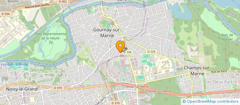 localisation de l'entreprise MADAME ALUZIA FAMIE  GOURNAY-SUR-MARNE