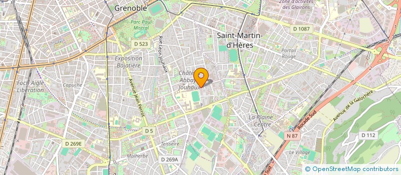 localisation de l'entreprise MADAME ALVIN DUJET à GRENOBLE