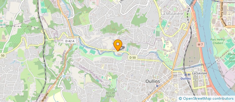 localisation de l'entreprise MADAME ALVINA DURIGNEUX à OULLINS-PIERRE-BENITE