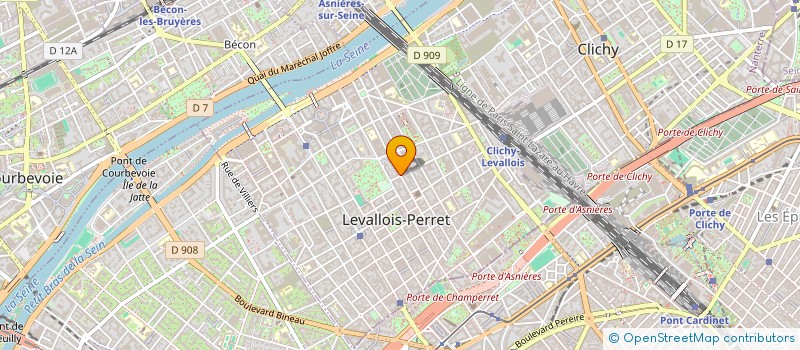 localisation de l'entreprise MADAME ALVINA TISSANDIER à LEVALLOIS-PERRET