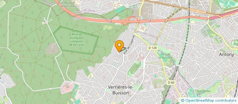 localisation de l'entreprise MADAME ALVINE ASSENE EKOUMOU à VERRIERES-LE-BUISSON