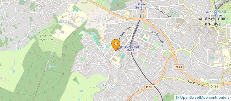 localisation de l'entreprise MADAME ALVINE SYLVANIE KENNE FOMENA  SAINT-GERMAIN-EN-LAYE