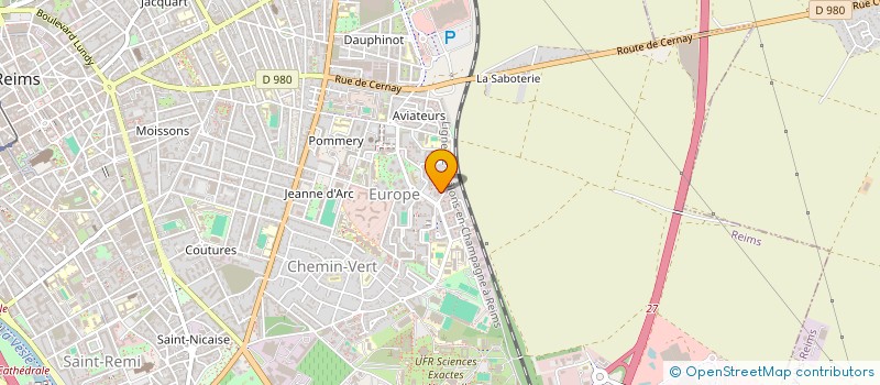 localisation de l'entreprise MADAME ALVINE TOLALE KAMAYAM  REIMS